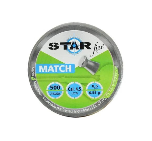 charbon SHINING STAR M 2点セット　シャルボン Chumbinho Star Fire Match 4.5mm 500 Unidades