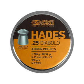 Chumbinho Hades Diabolo 26,54Gr / 1,720g JSB 150Un 6.35mm