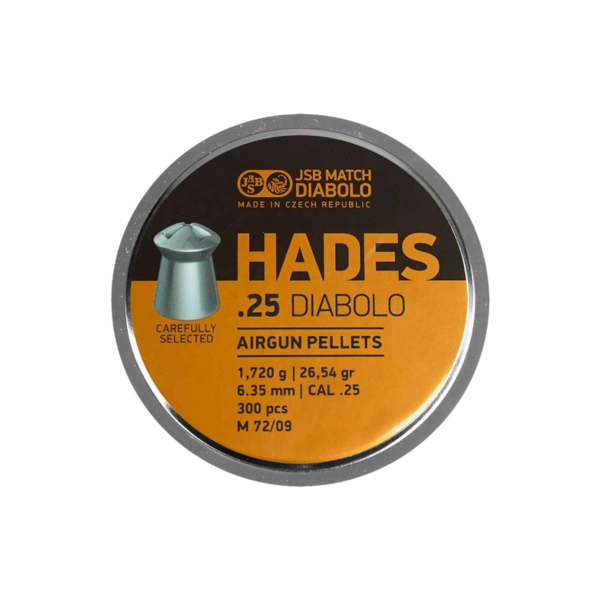 Chumbinho Hades Diabolo 26,54Gr / 1,720g JSB 150Un 6.35mm