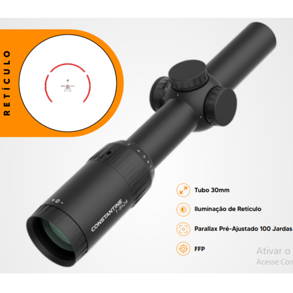 Luneta Vector Optics Constantine 1-8x24 RAR