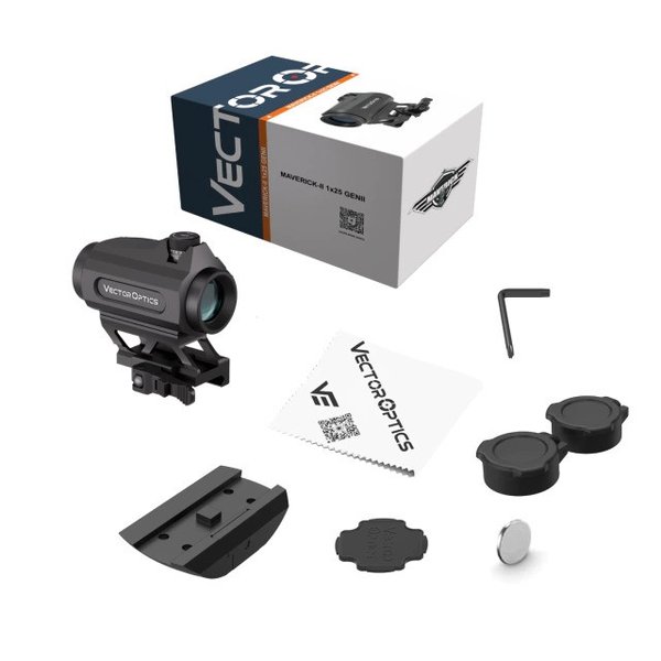 Red Dot Vector Optics Maverick 1x25 GEN 2 com Sensor de Movimento