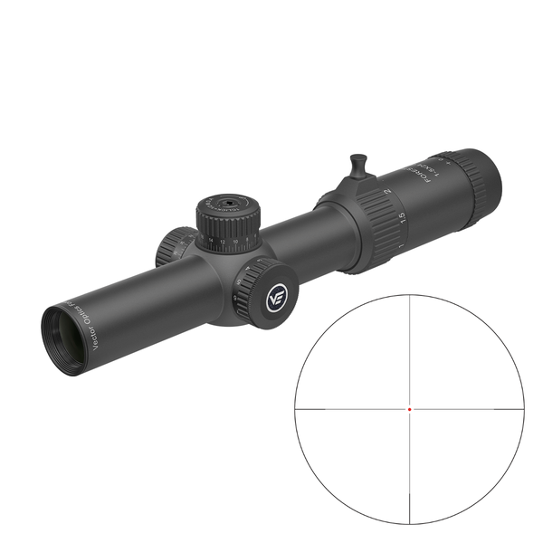 Luneta Vector Optics Forester 1-5x24 SFP | Agro Sport